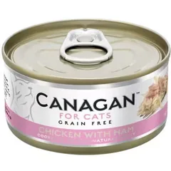 Hrana Umeda pentru Pisici Canagan Cat Pui si Sunca 75g