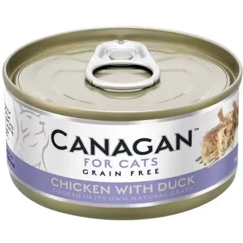 Hrana Umeda Pentru Pisici Canagan Cat Pui si Rata 75g