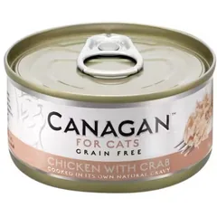 Hrana Umeda pentru Pisici Canagan Cat Pui si Crab 75g