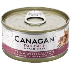 Hrana Umeda pentru Pisici Canagan Cat Ton si Somon 75g