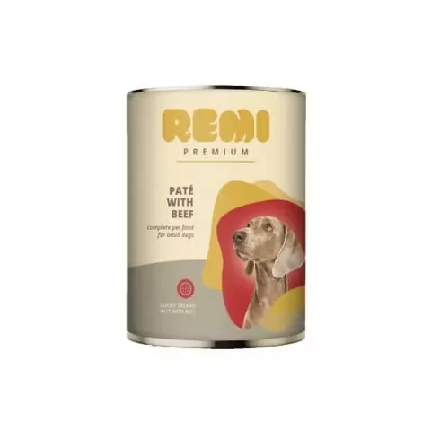Hrana Umeda pentru Caini Remi Premium Pate cu Vita 400g