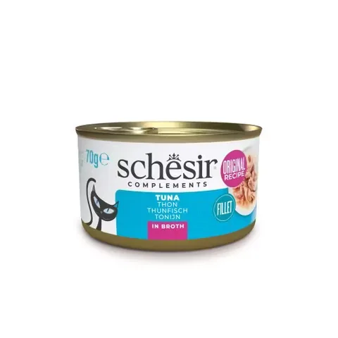 Hrana Umeda pentru Pisici Schesir Ton in Supa 70g