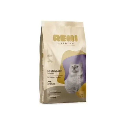 Hrana Uscata pentru Pisici Remi Premium Adult Sterilizat cu Somon 8kg