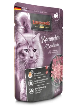 Plic Hrana Umeda Pisici Leonardo Iepure Merisoare 85g