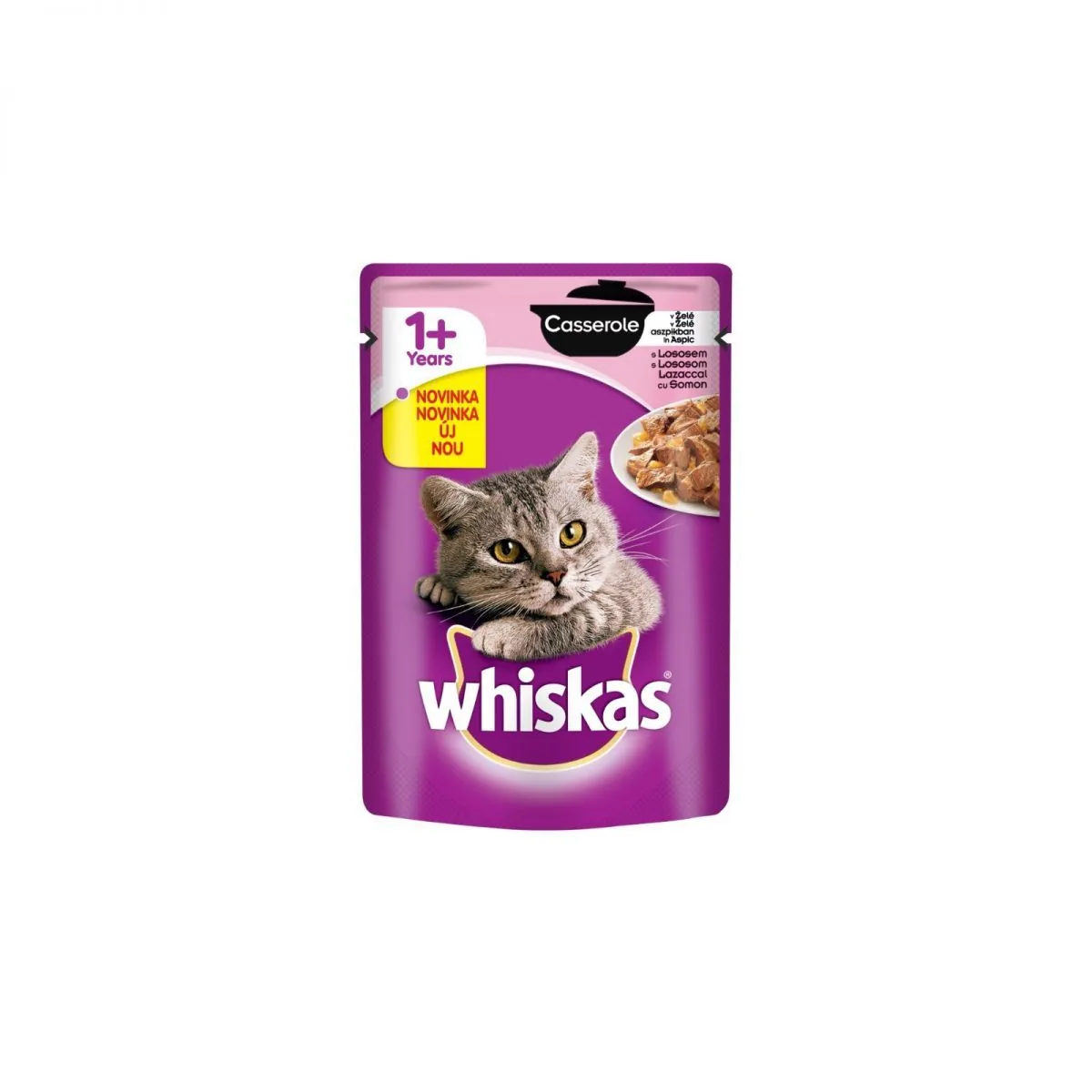 Plic Whiskas Casserole Somon 85g