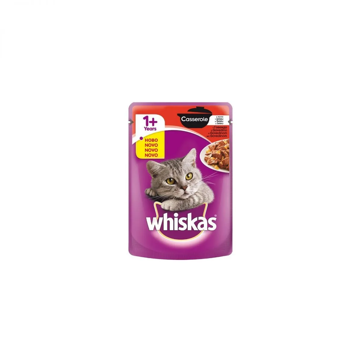 Plic Whiskas Casserole Vita 85g