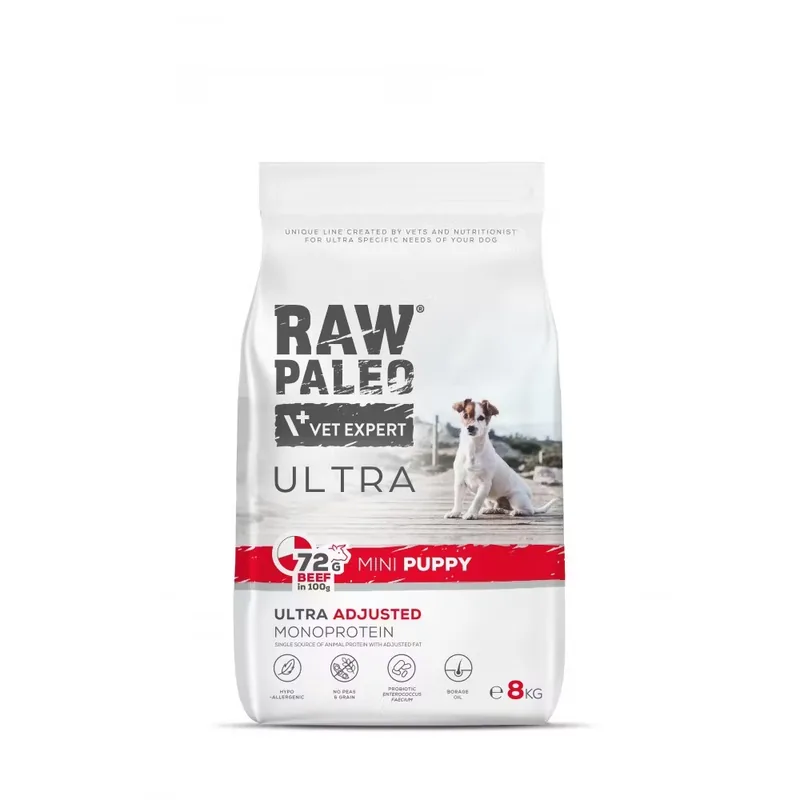 Raw Paleo Ultra Beef Mini Puppy 8kg