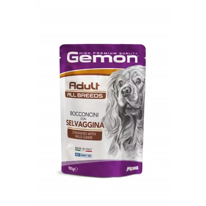 Hrana Umeda Caini Gemon Chunkies Adult All Breeds Vanat 100g