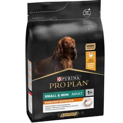 Hrana Uscata Caine Pro Plan Everyday Nutrition Small & Mini Adult Pui 3kg