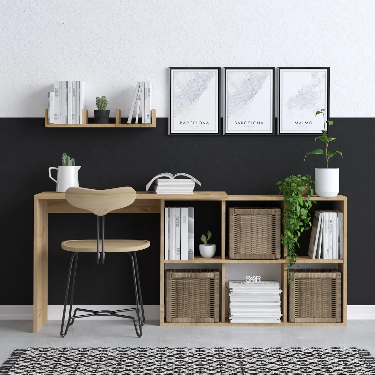 Birou Stejar 74x145x45cm