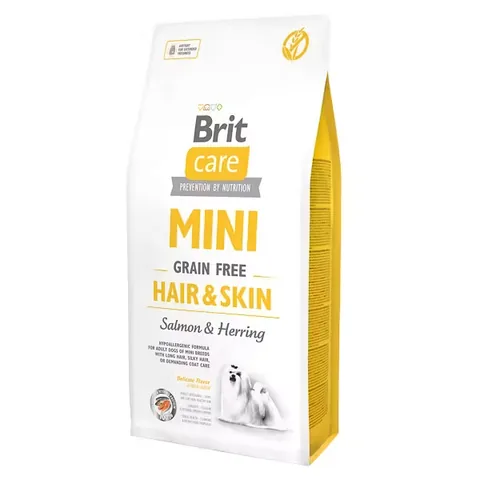 Hrana Uscata Caini Brit Care Mini Grain Free Hair and Skin 7kg
