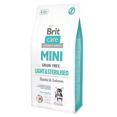 Hrana Uscata Caini Brit Care Mini Grain Free Light and Sterilised 7kg