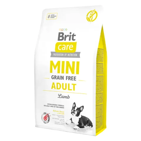 Hrana Uscata pentru Caini Brit Care Grain Free Mini Adult Miel 2kg