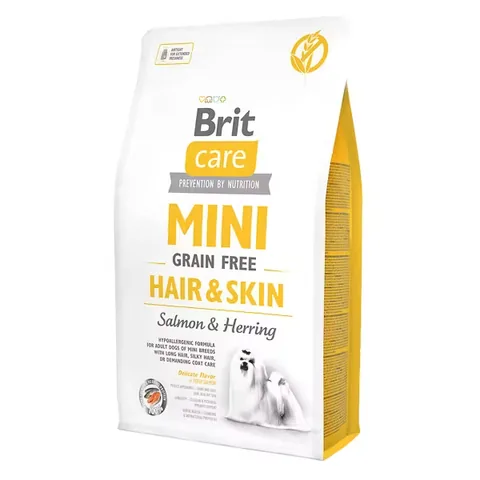 Hrana Uscata Caini Brit Care Mini Grain Free Hair and Skin 2kg