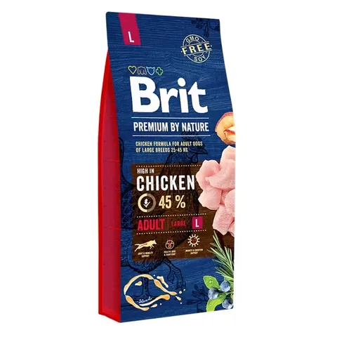 Hrană Uscată pentru Câini Brit Premium by Nature Adult Large 15 kg