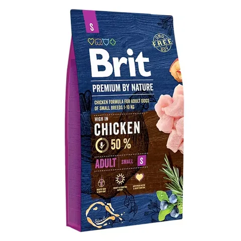 Hrana Uscata pentru Caini Brit Premium by Nature Adult Small 8kg
