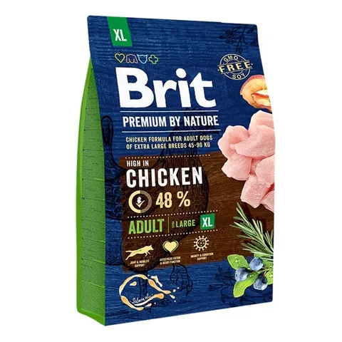 Hrana Uscata pentru Caini Brit Premium by Nature Adult XL 3kg