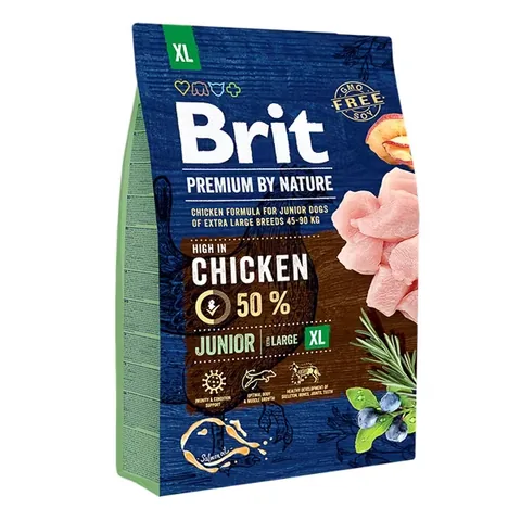 Hrana Uscata Pentru Caini Brit Premium by Nature Junior XL 3kg