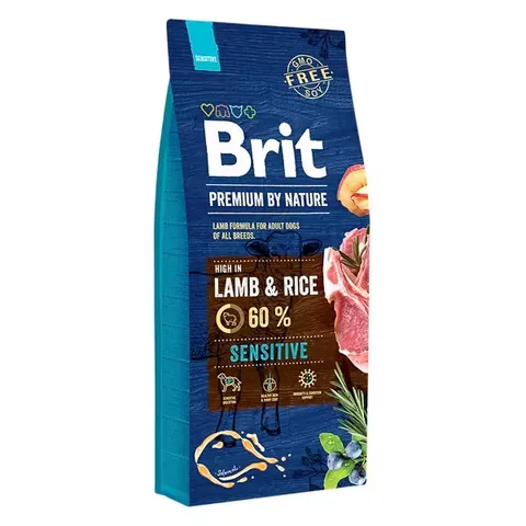 Hrana Uscata pentru Caini Brit Premium by Nature Sensitive Lamb 15kg