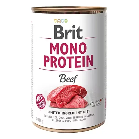 Hrana Umeda pentru Caini Brit Mono Protein Beef 400g