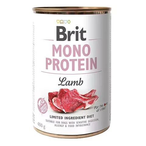 Hrana Umeda pentru Caini Brit Mono Protein Lamb 400g