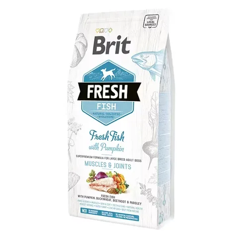 Hrana pentru Câini Brit Fresh Fish and Pumpkin Adult Large 2.5kg