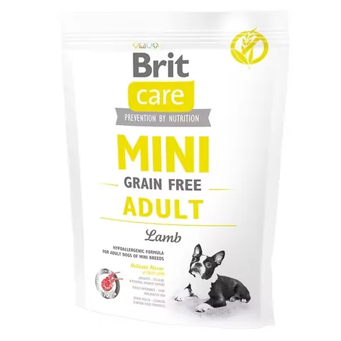 Hrana Uscata pentru Caini Brit Care Mini Grain Free Adult Lamb 400g
