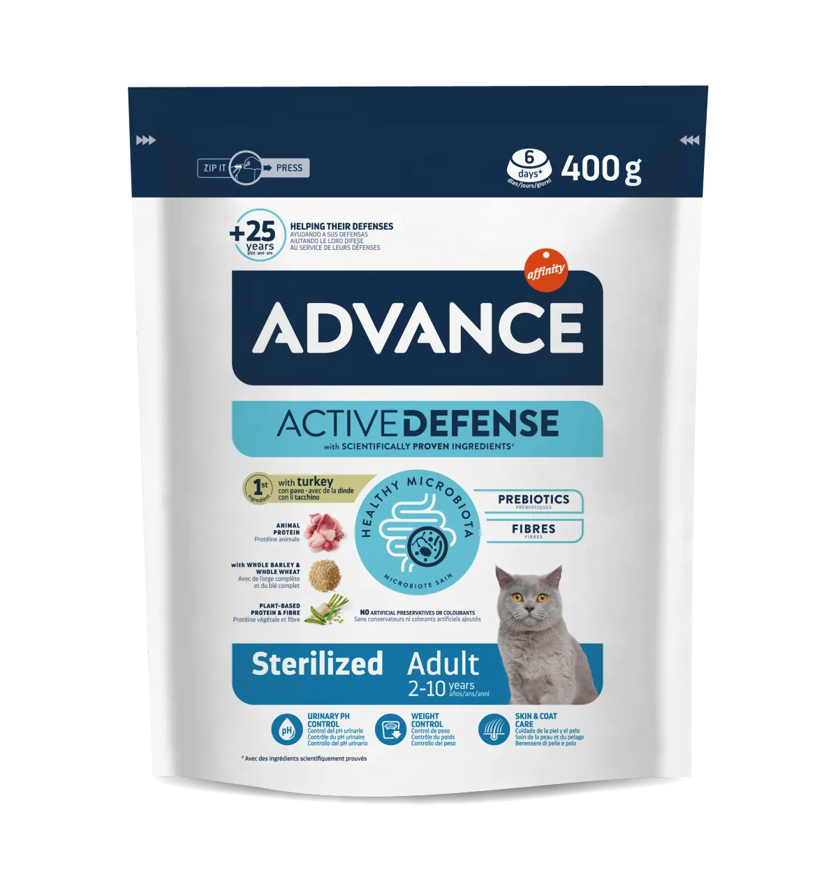 Hrana Uscata pentru Pisici Advance Cat Adult Sterilized 400g