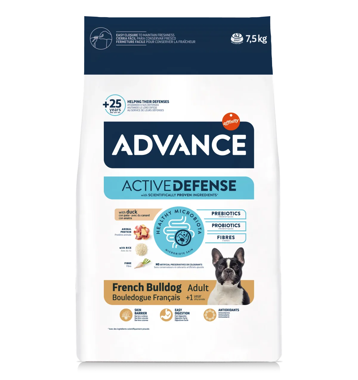 Hrana Uscata pentru Caini Advance Bulldog Francez Adult 7.5kg