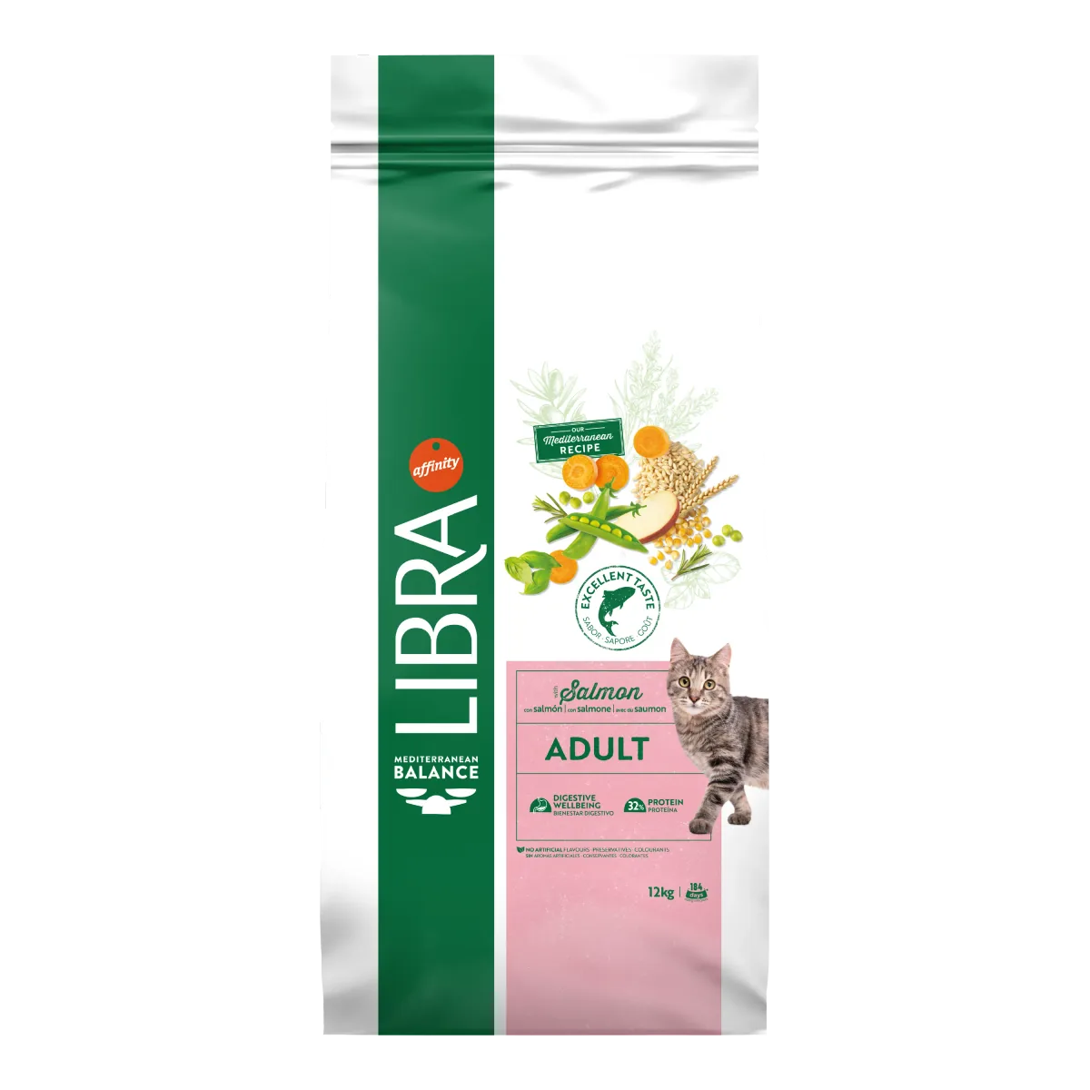 Hrana Uscata Pisici Libra Cat Adult Somon 12kg