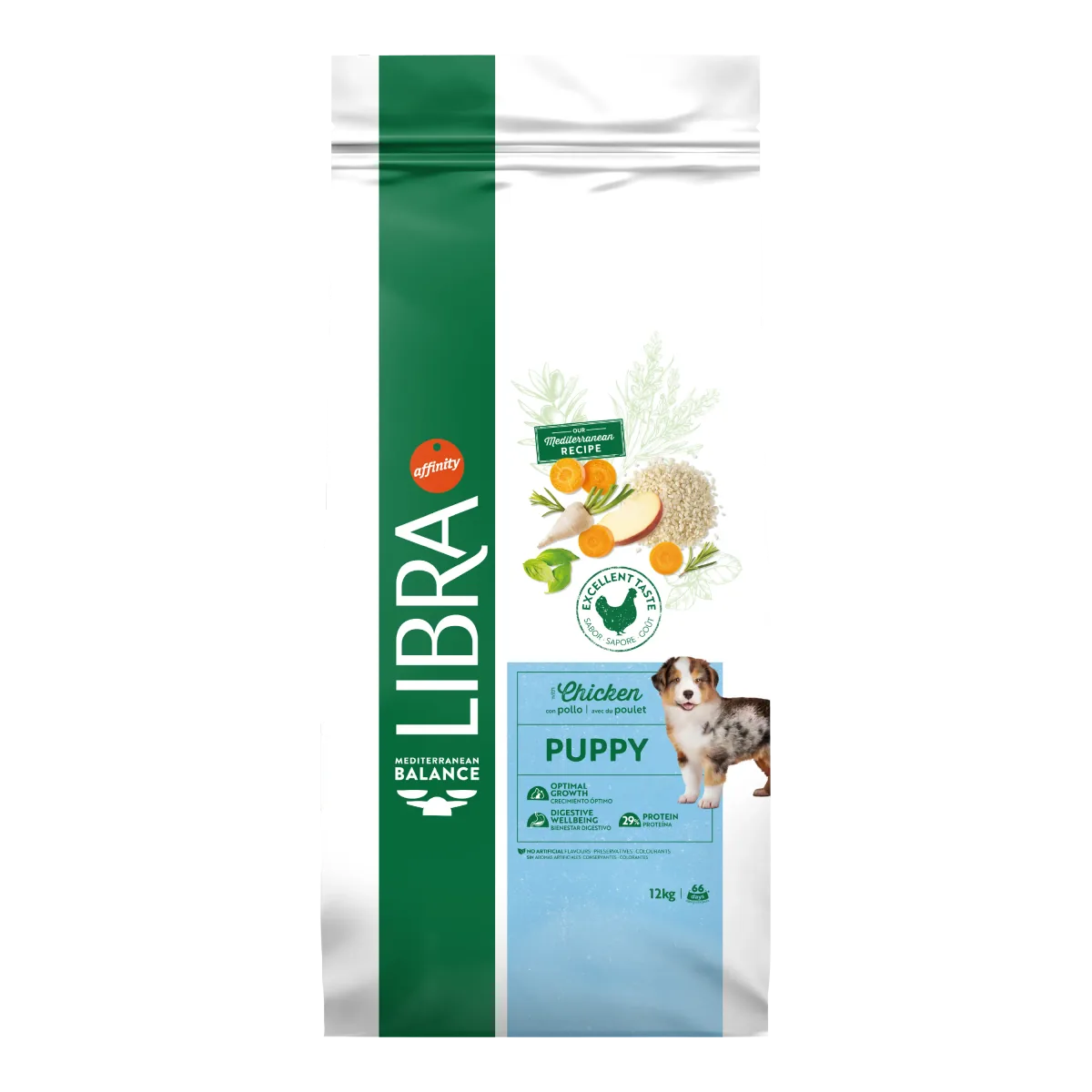 Hrana Uscata Catei Libra Dog Puppy Medium-Maxi 12kg Pui