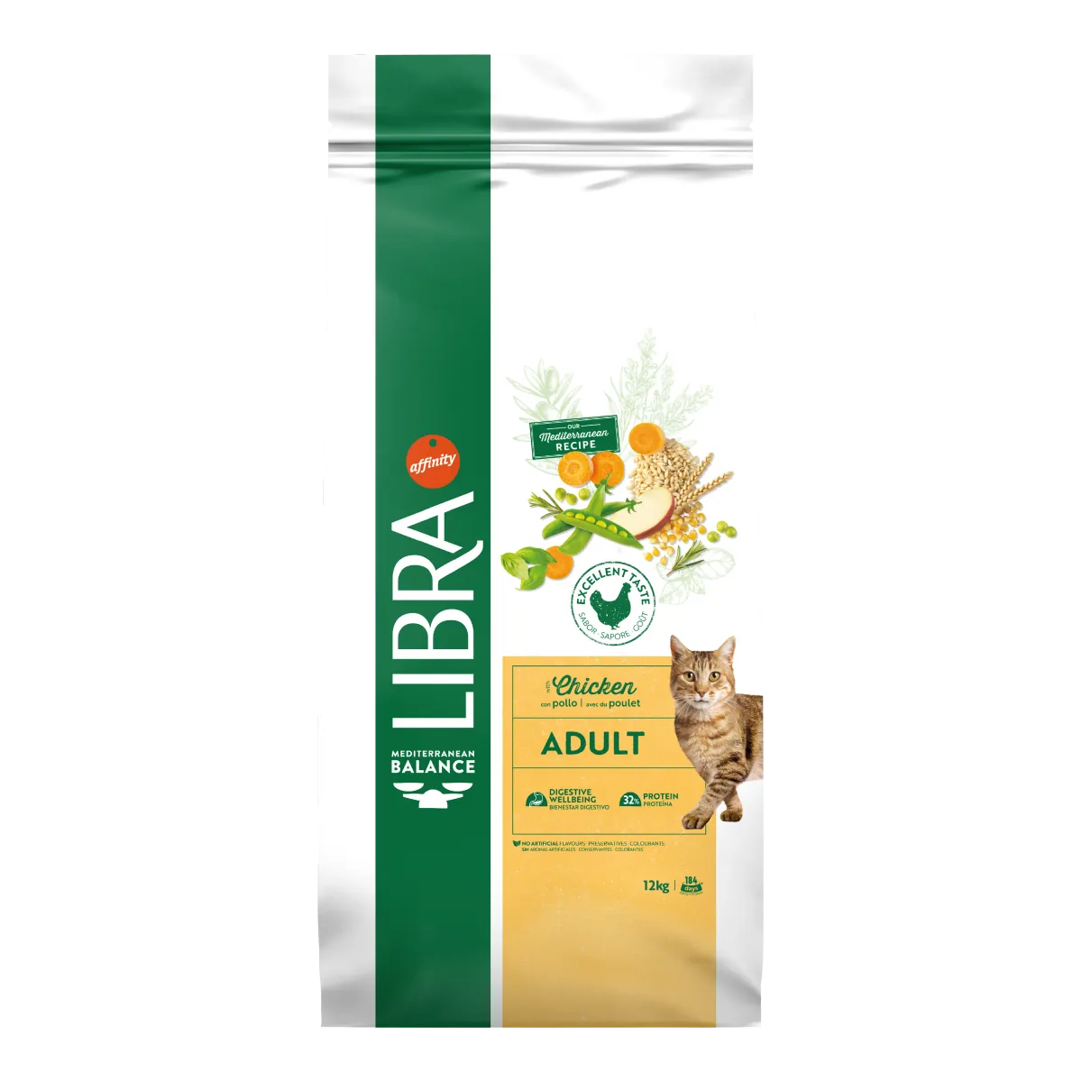 Hrana Uscata pentru Pisici Adulte Libra Cat Adult Pui 12kg