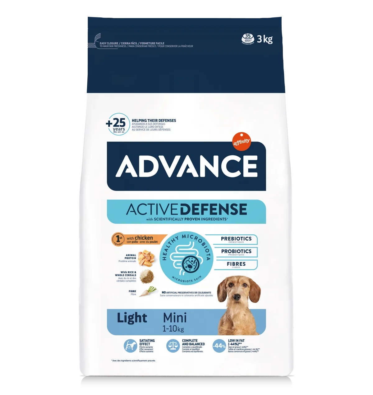 Hrana Uscata pentru Caini Advance Dog Mini Light Adult 3kg
