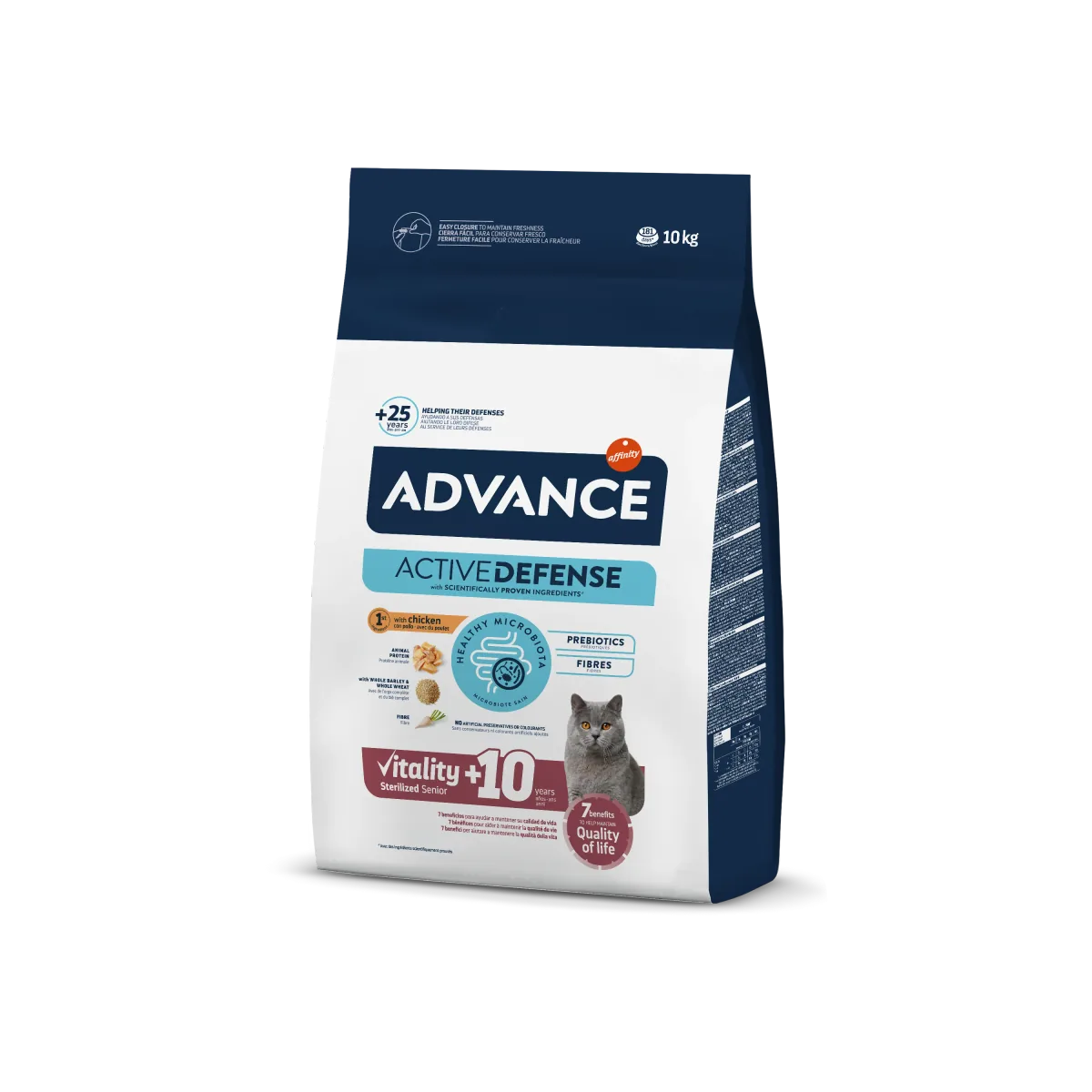 Advance Cat Vitality Sterilised Senior 10+ 10kg