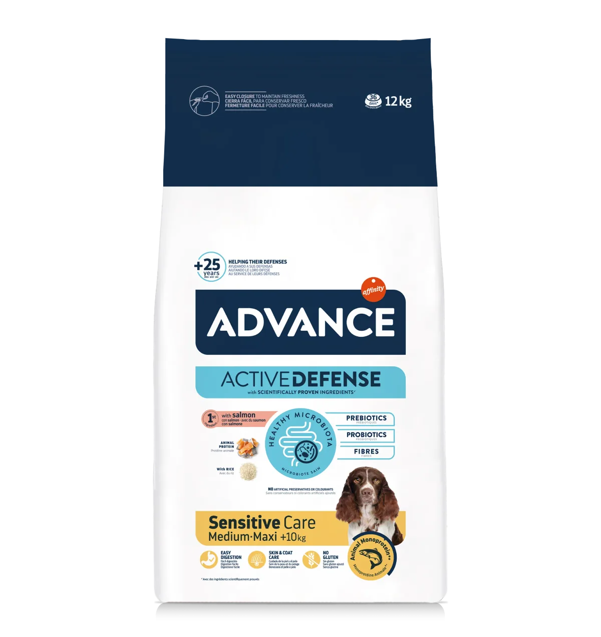 Hrana Uscata Caini Advance Sensitive Somon & Orez 12kg