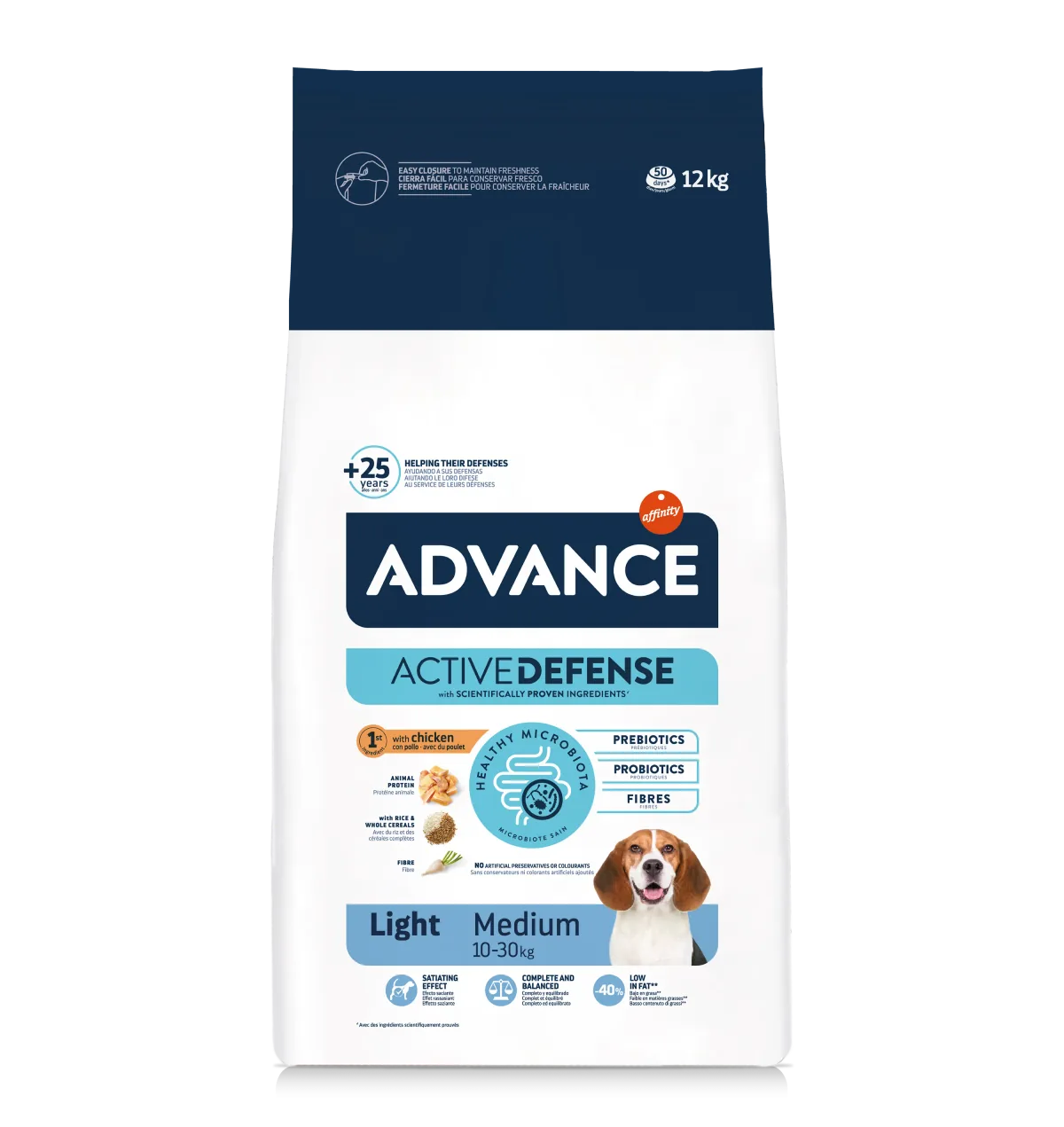 Hrana Uscata pentru Caini Advance Medium Light 12kg