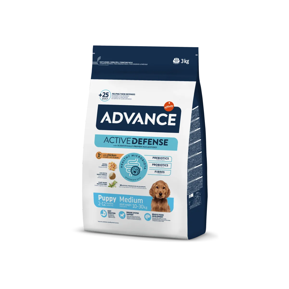 Hrana Uscata Pentru Catei Advance Puppy Medium Protect 3kg