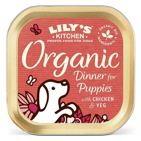 Hrana Umeda pentru Catelusi Lilys Kitchen Organic Dinner 150g