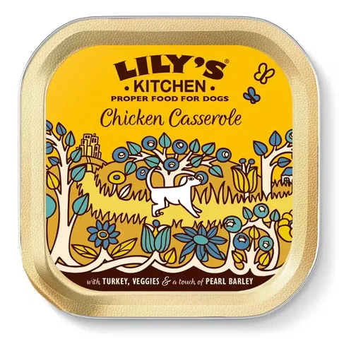 Hrana Umeda pentru Caini Lily's Kitchen Chicken and Turkey Casserole Tray 150g