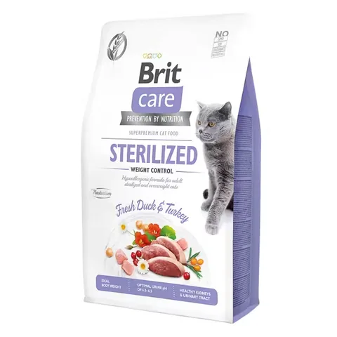 Hrana Uscata pentru Pisici Brit Care GF Sterilized Weight Control 2kg