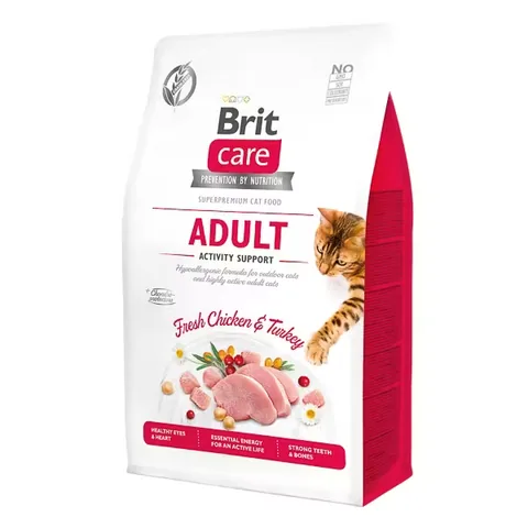 Hrana Uscata pentru Pisici Brit Care Cat GF Adult Activity Support 400g