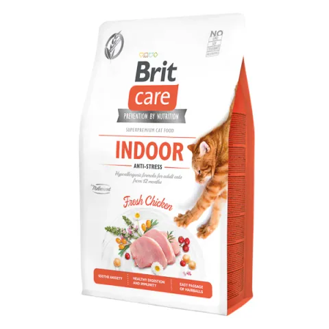 Hrana Uscata pentru Pisici Brit Care GF Anti-Stress 2kg