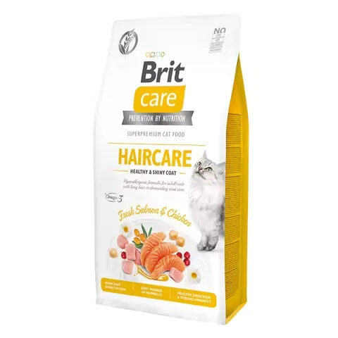 Brit Care Cat GF Haircare Healthy and Shiny Coat 7kg