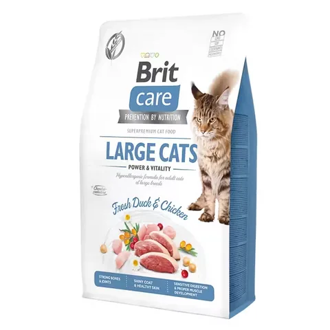 Hrana Uscata Pentru Pisici Brit Care Cat GF Talie Mare Power and Vitality 2kg