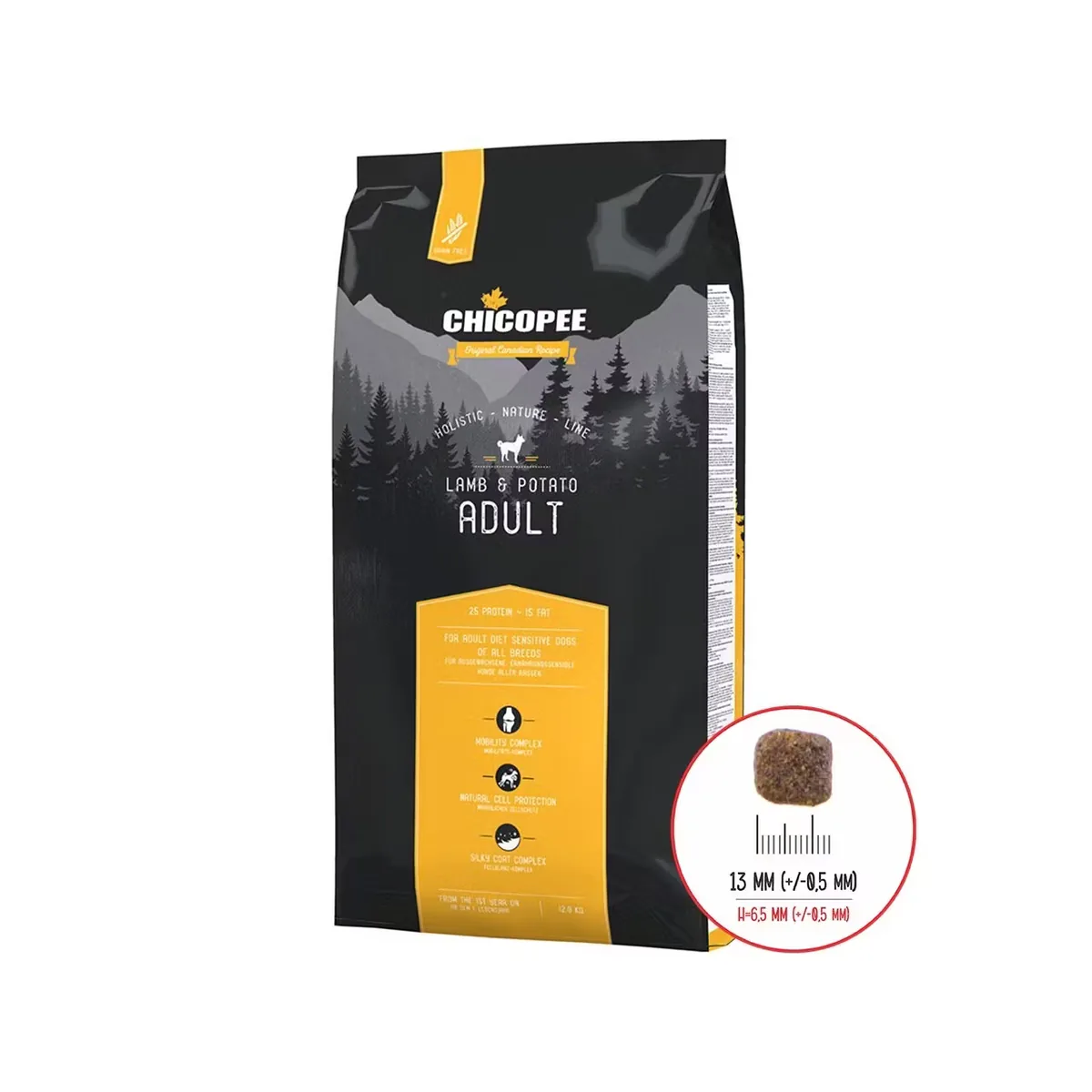 Hrana Uscata Caini Chicopee Holistic Nature Line Adult Lamb & Potato 12kg