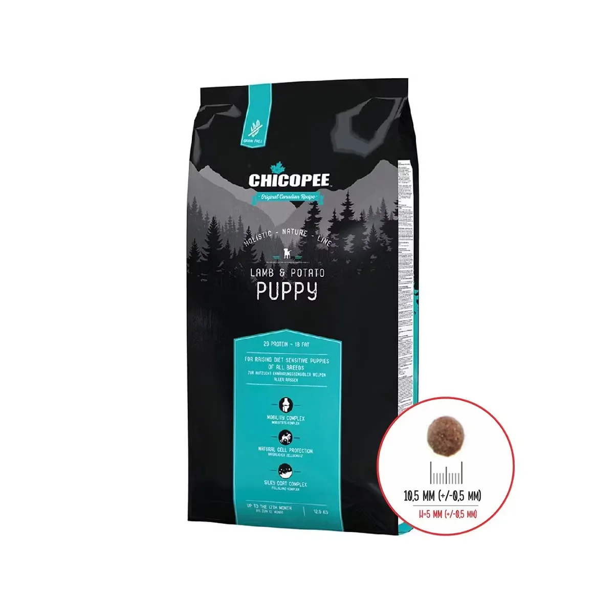 Hrana Uscata Caini Chicopee Holistic Nature Line Puppy Lamb & Potato 12kg