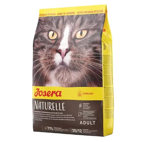 Hrană Umedă Pisici Josera Naturelle Păstrăv și Linte 8x400g Adult