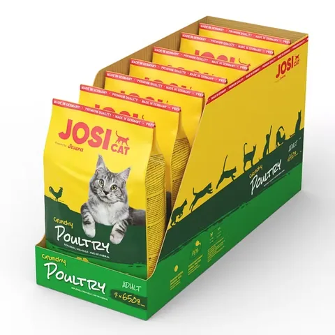 Hrana pentru Pisici Josera JosiCat Crunchy Poultry 7x650g Adult