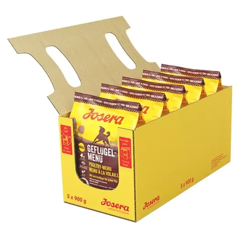 Hrană Uscată pentru Câini Josera Poultry Menu Pasăre 5x900g