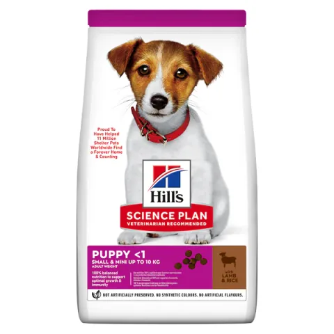 Hrana pentru Caini Hill's Science Plan Puppy Small & Mini Miel si Orez 1.5kg